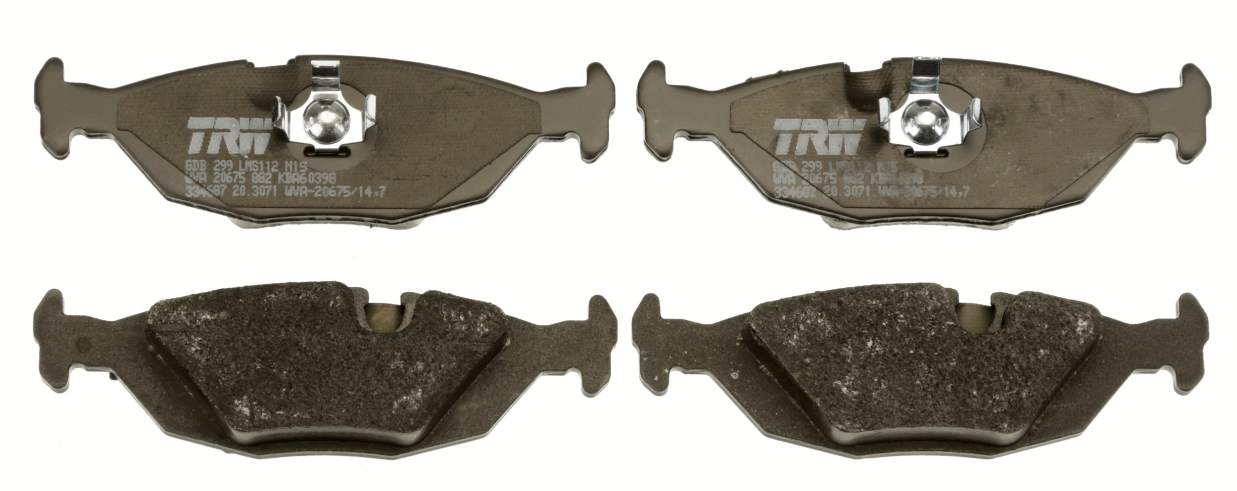 Set placute frana