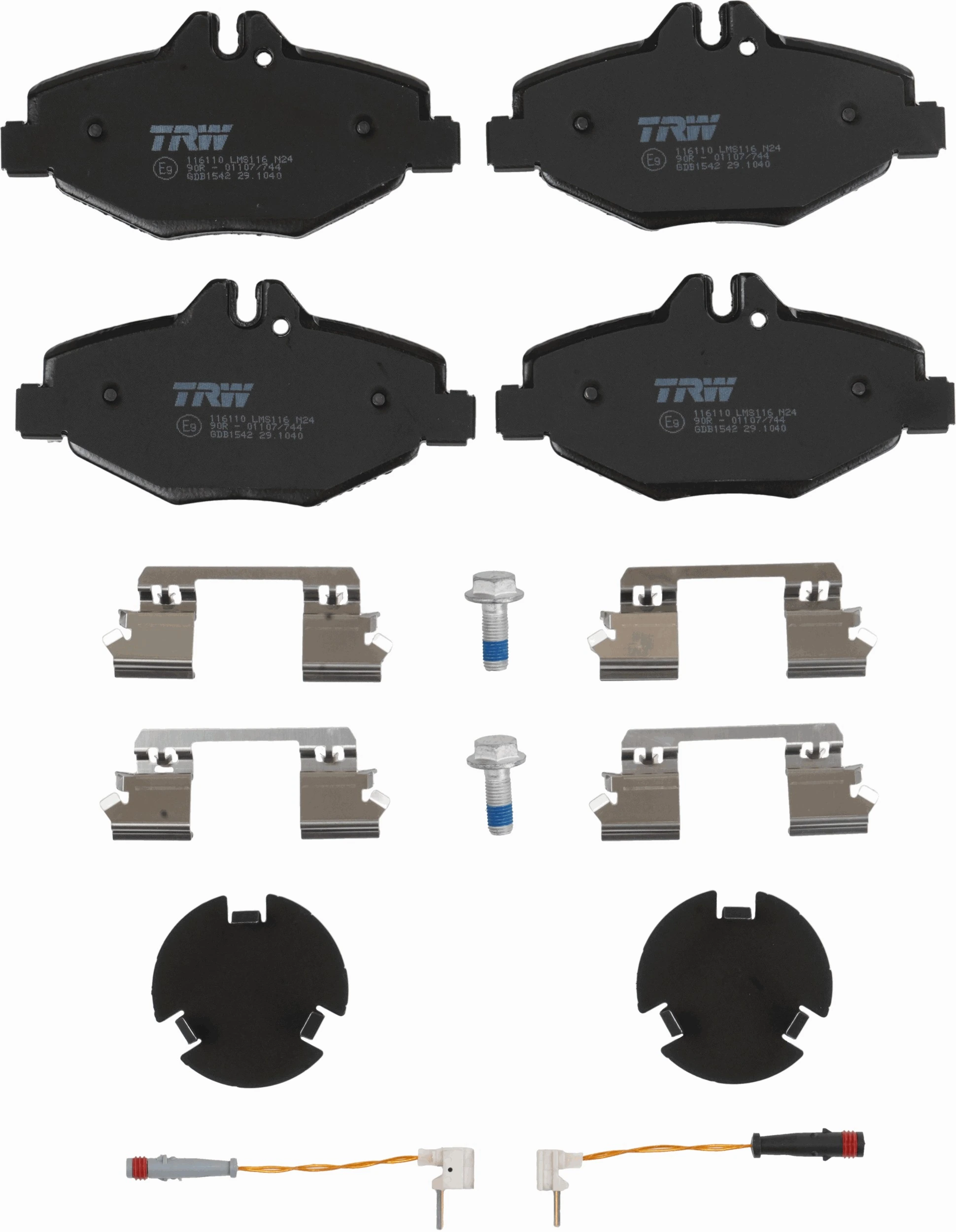 Set placute frana