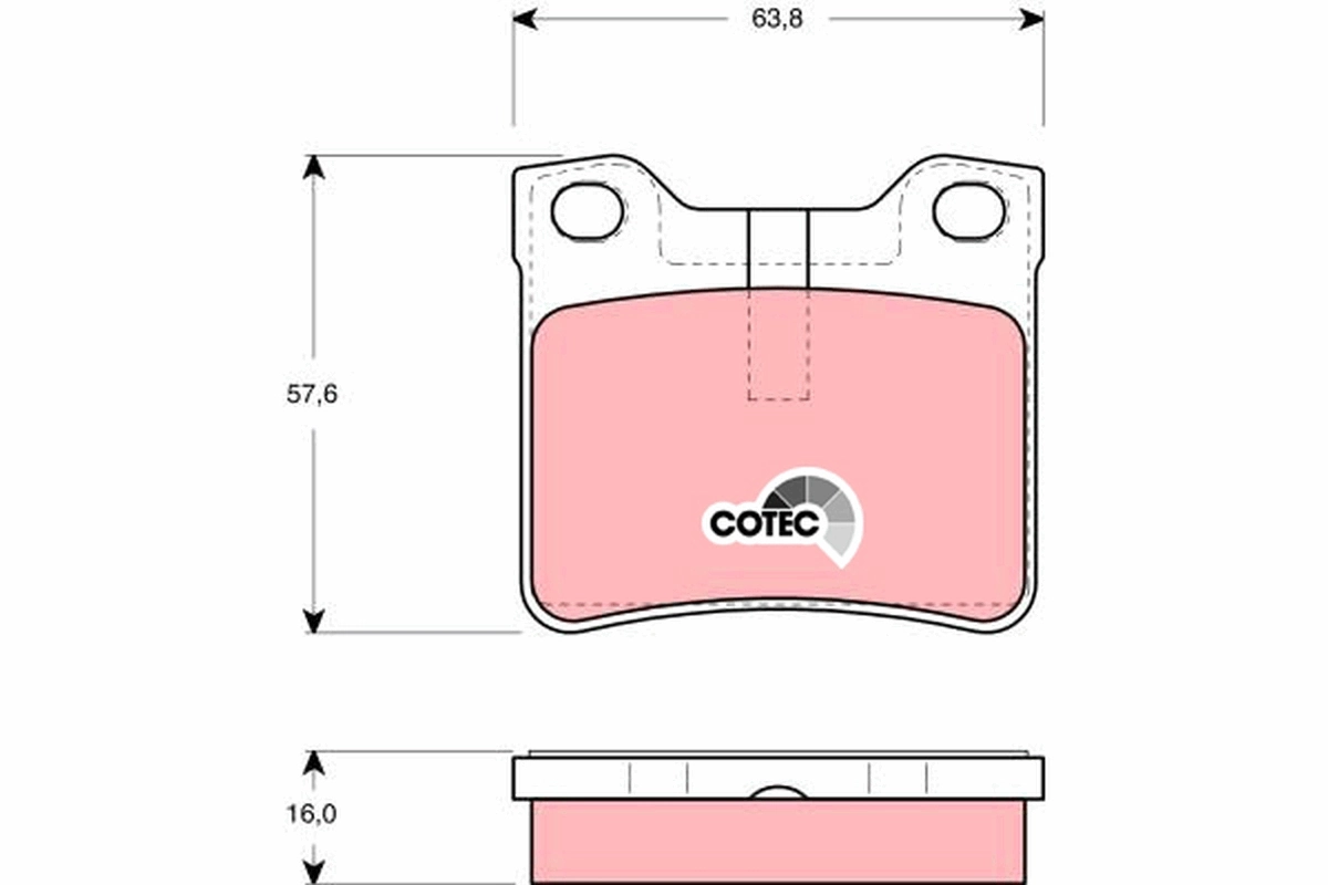 Set placute frana