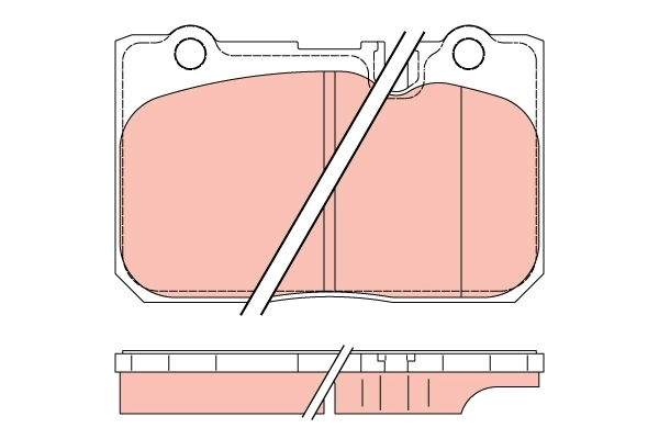Set placute frana