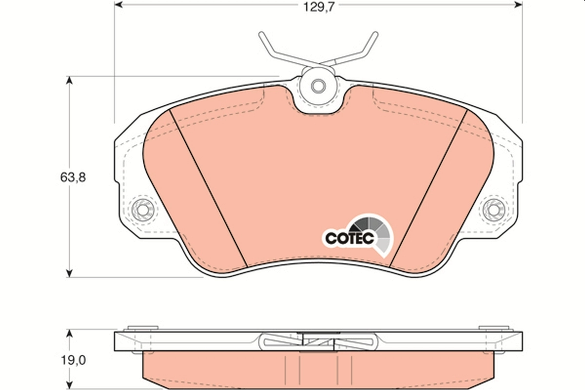Set placute frana