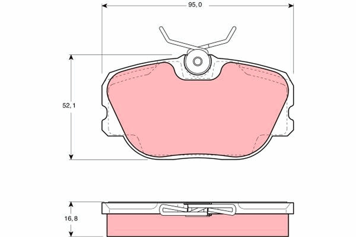 Set placute frana