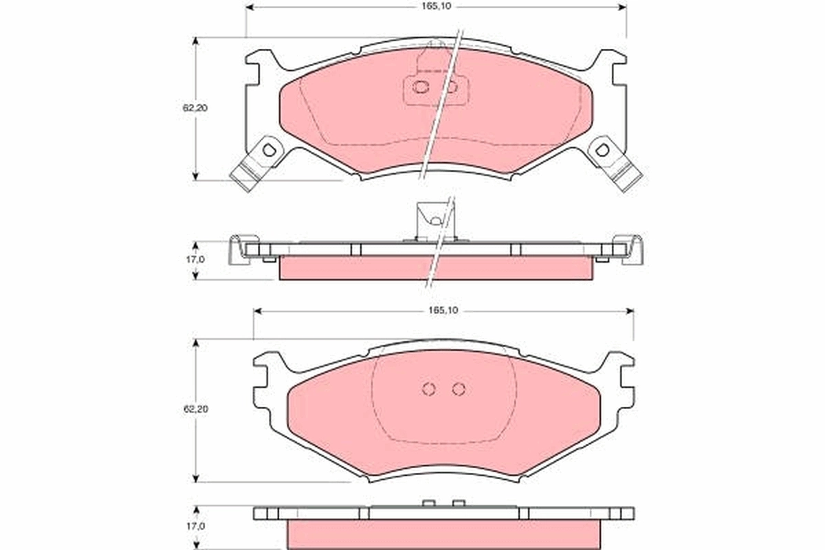 Set placute frana