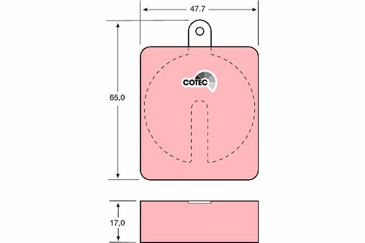 Set placute frana