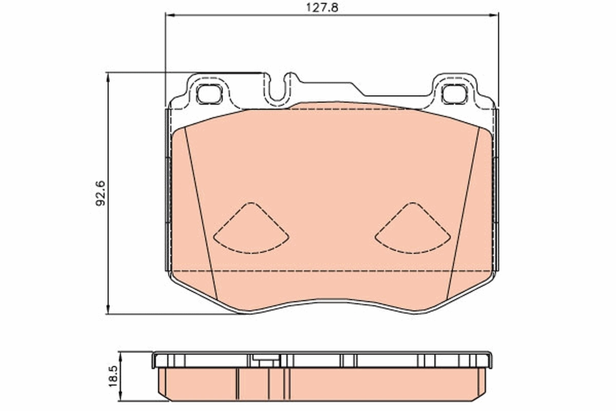 Set placute frana