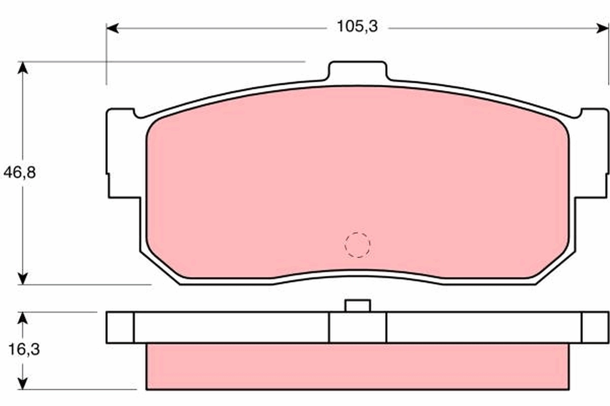Set placute frana