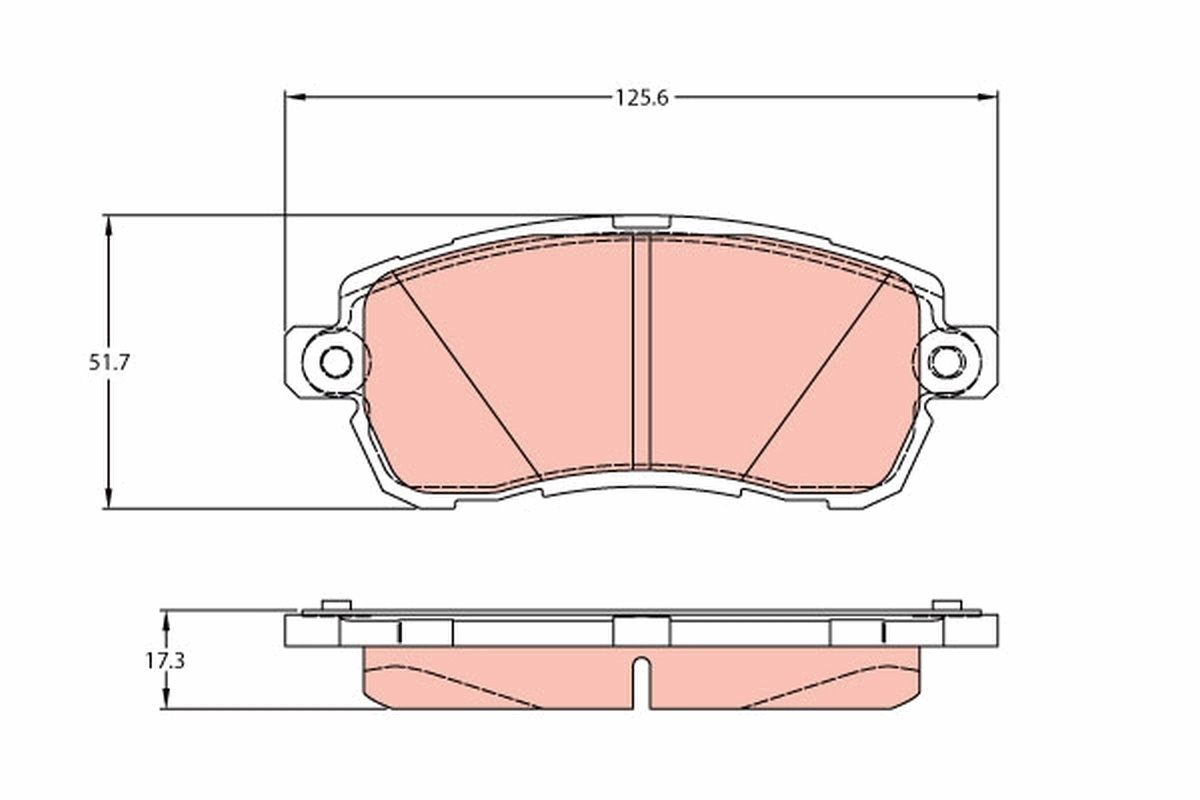 Set placute frana