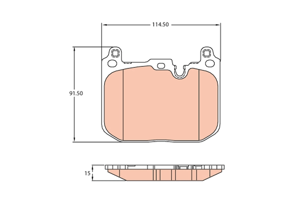 Set placute frana