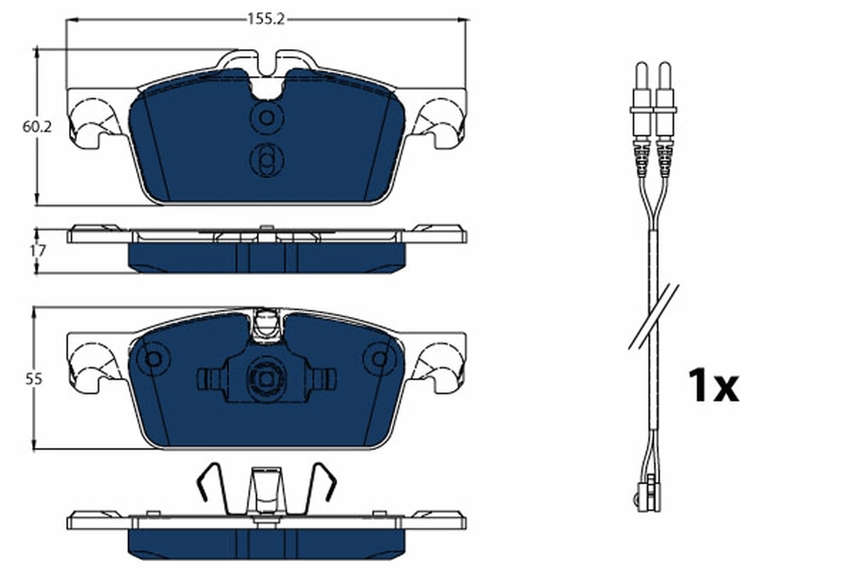 Set placute frana