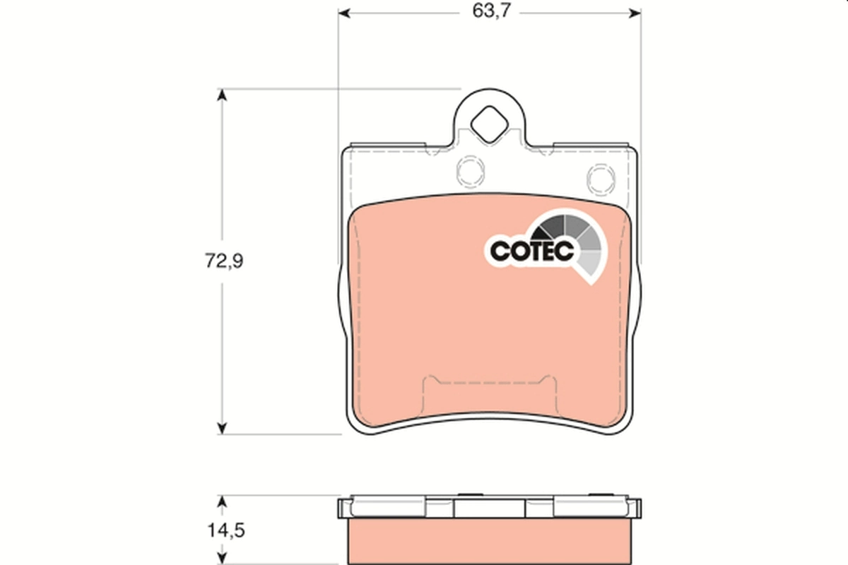 Set placute frana