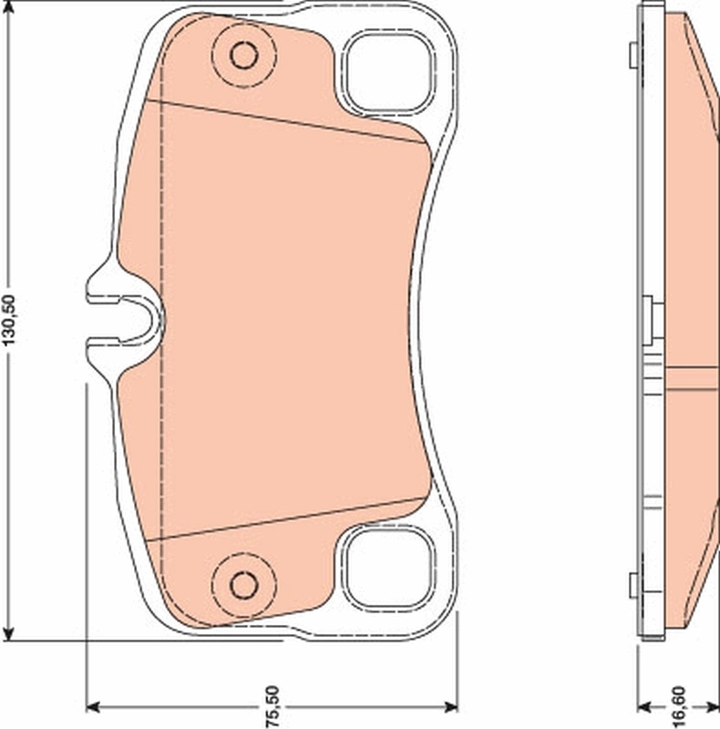 Set placute frana