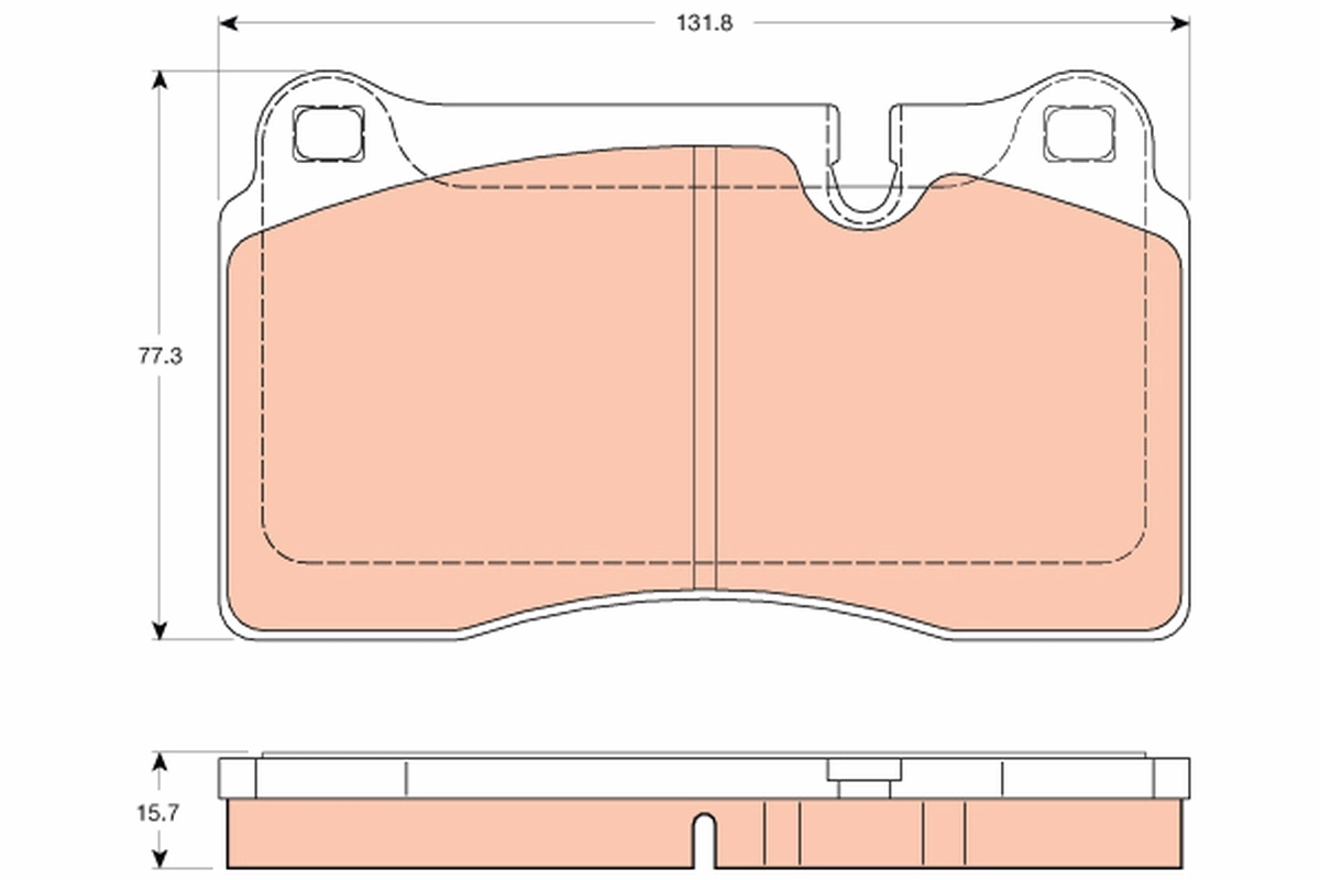 Set placute frana