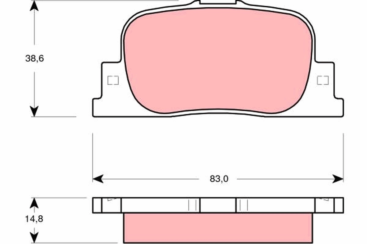 Set placute frana