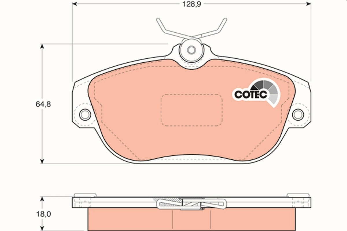 Set placute frana