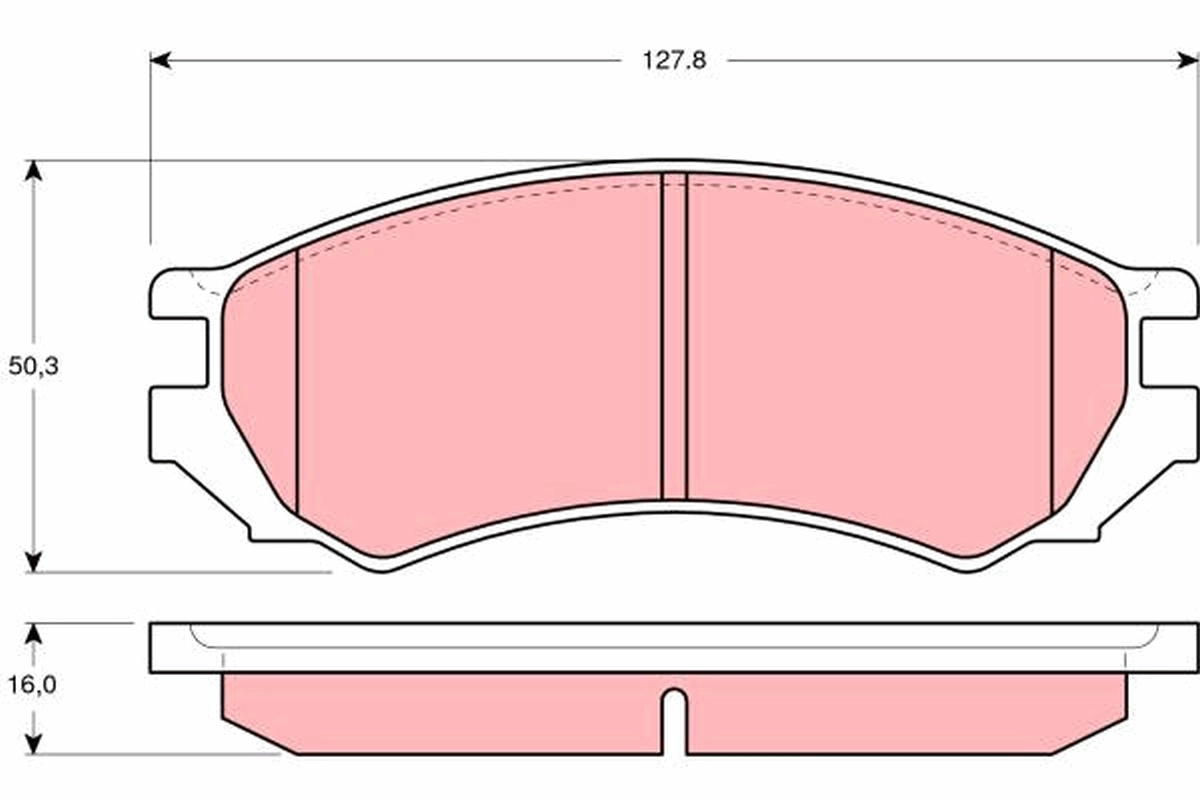 Set placute frana