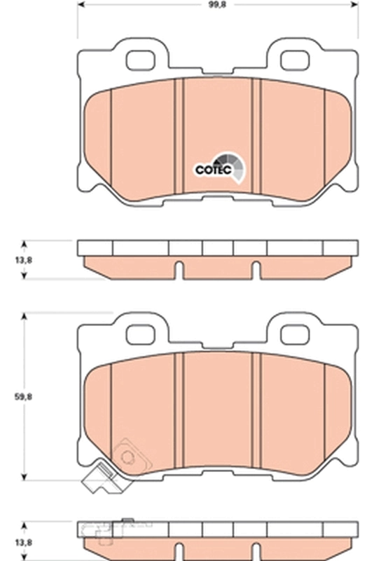 Set placute frana