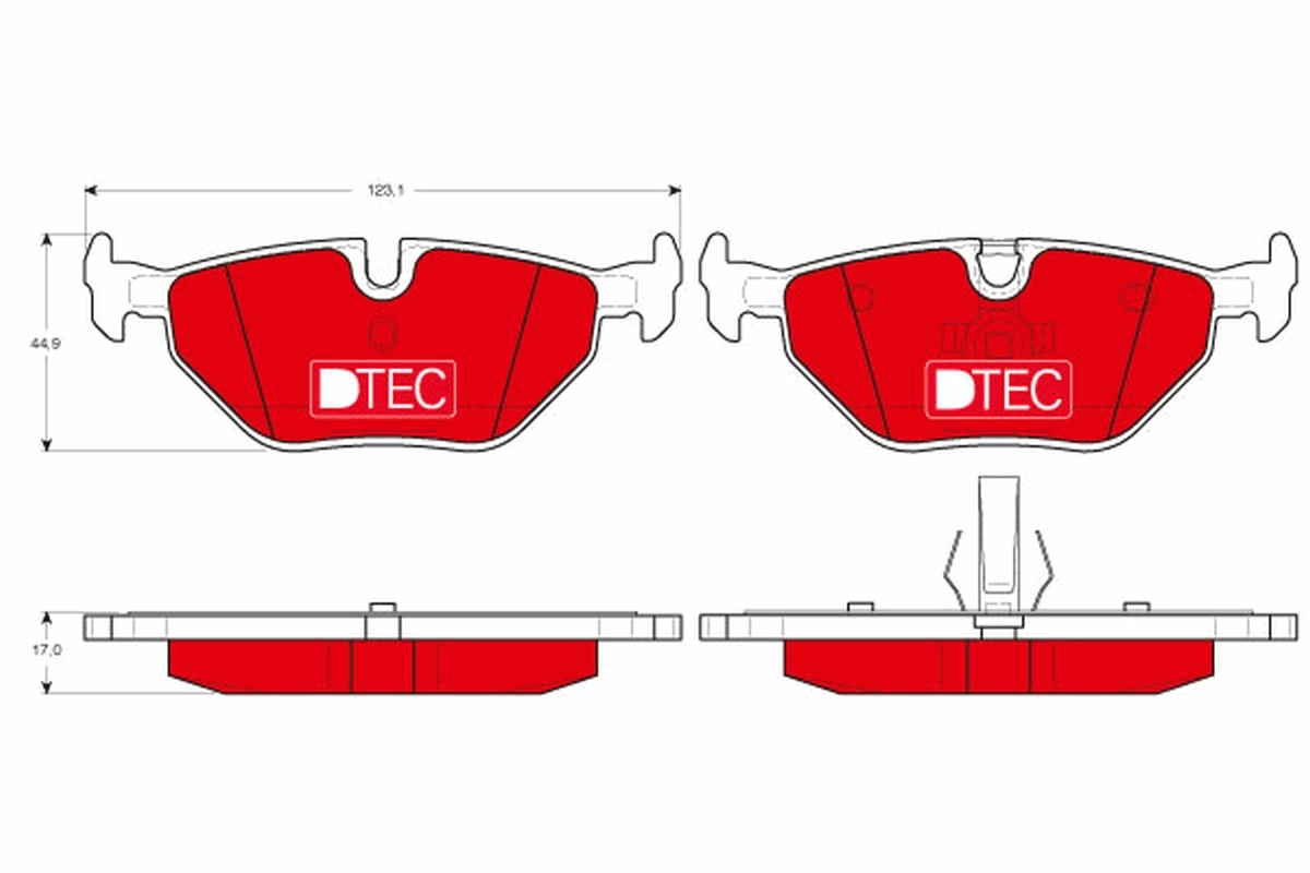 Set placute frana
