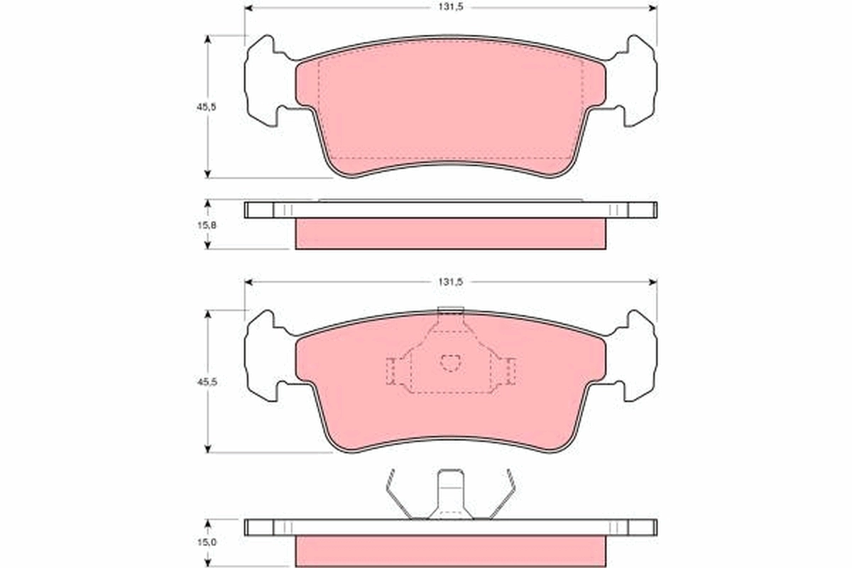 Set placute frana