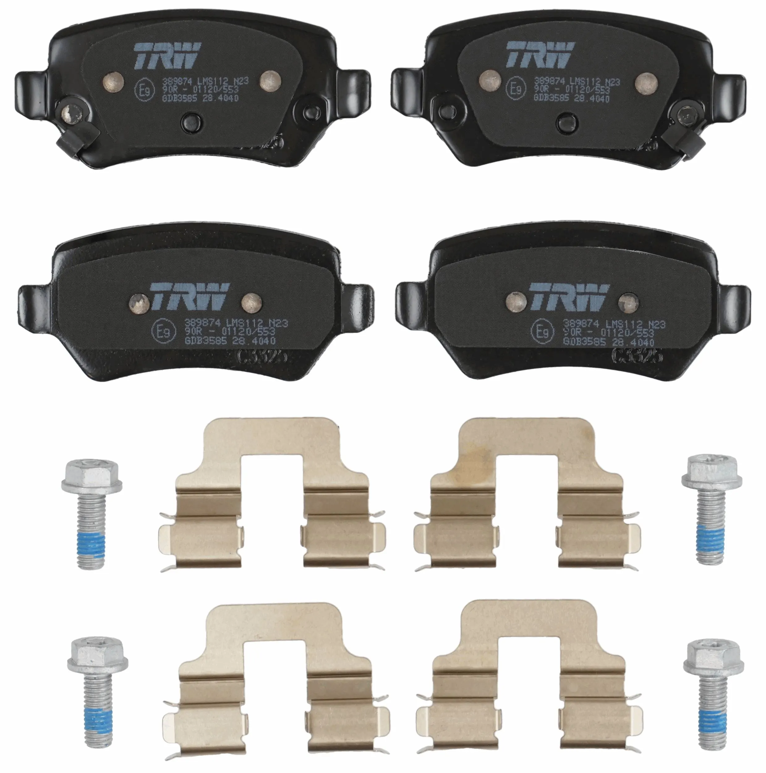 Set placute frana