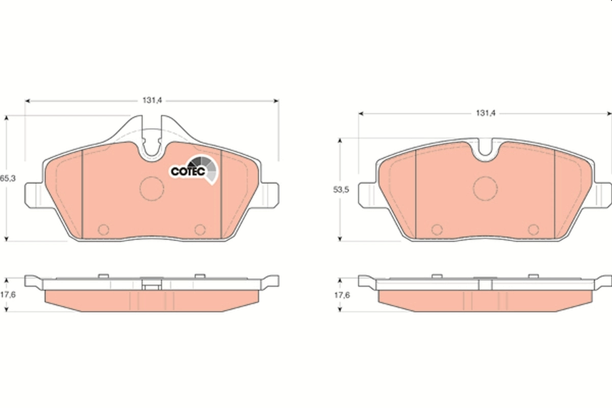 Set placute frana