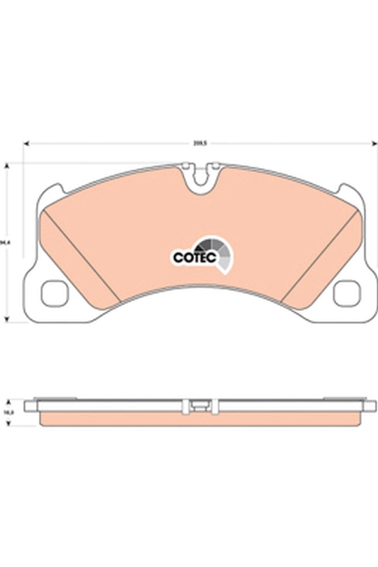 Set placute frana