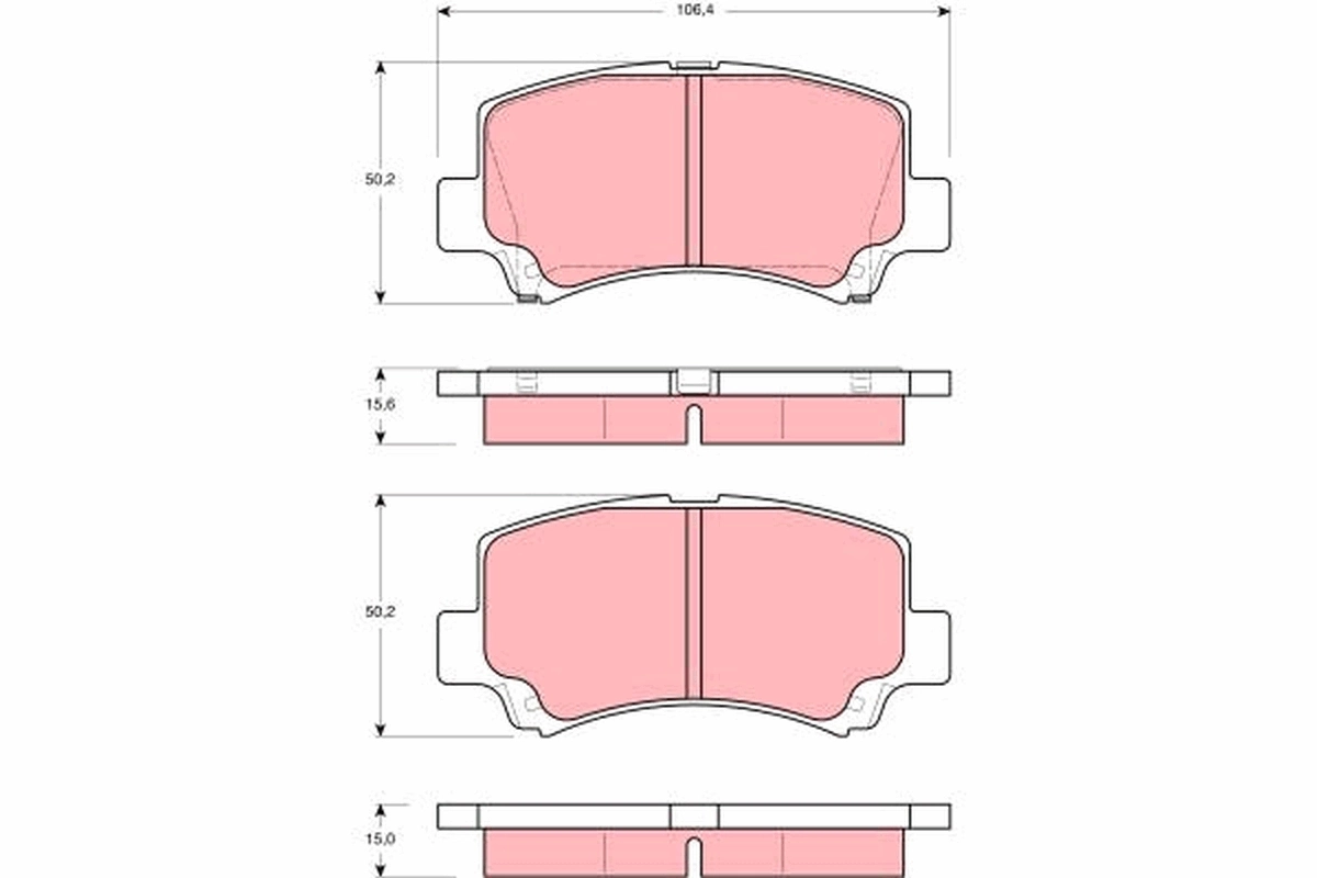 Set placute frana
