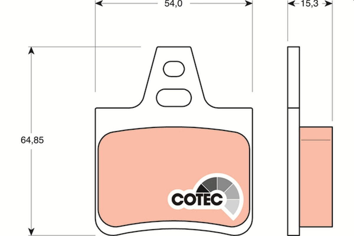 Set placute frana