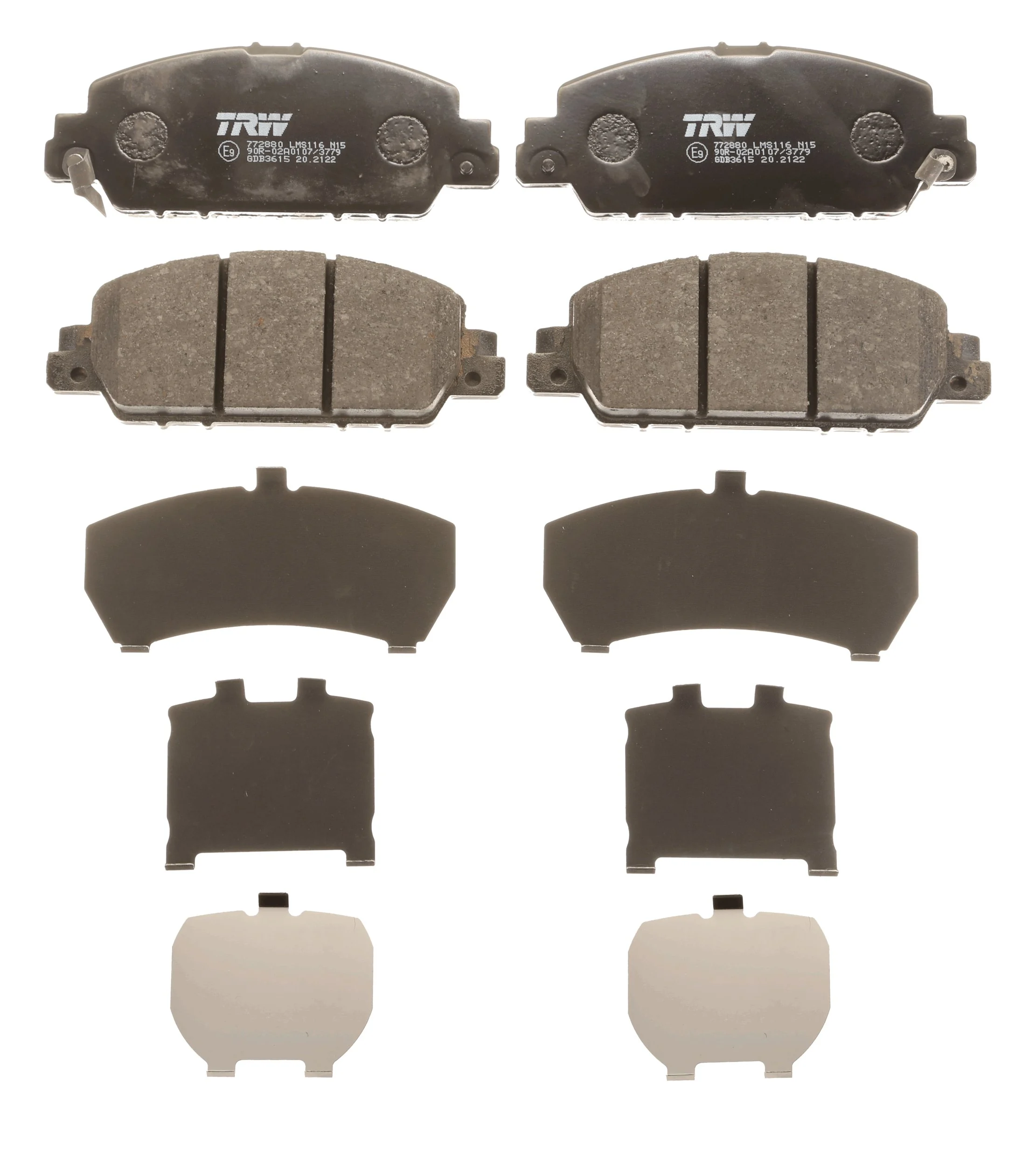 Set placute frana