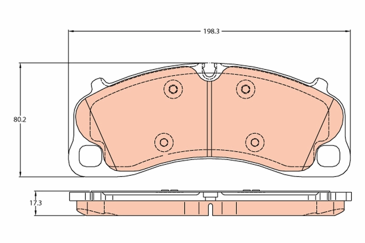 Set placute frana