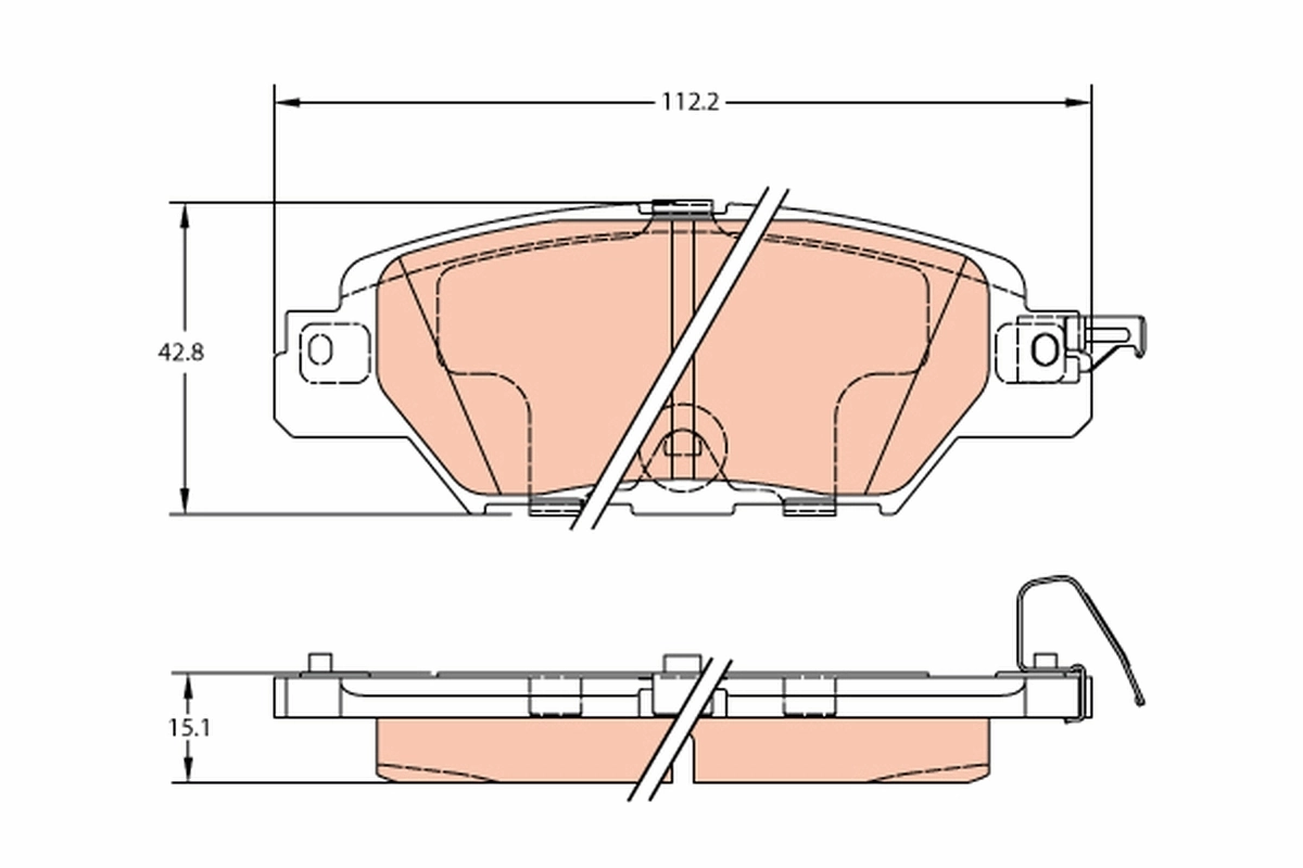Set placute frana