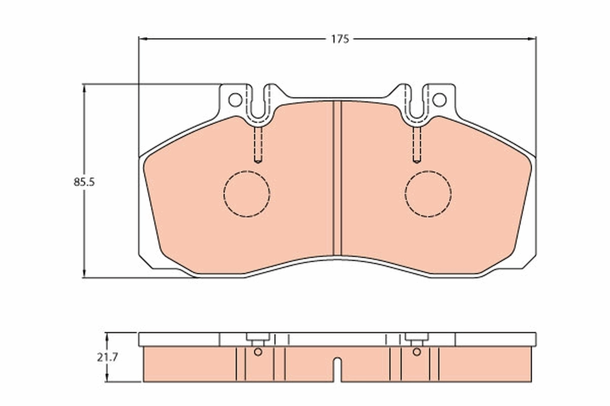 Set placute frana