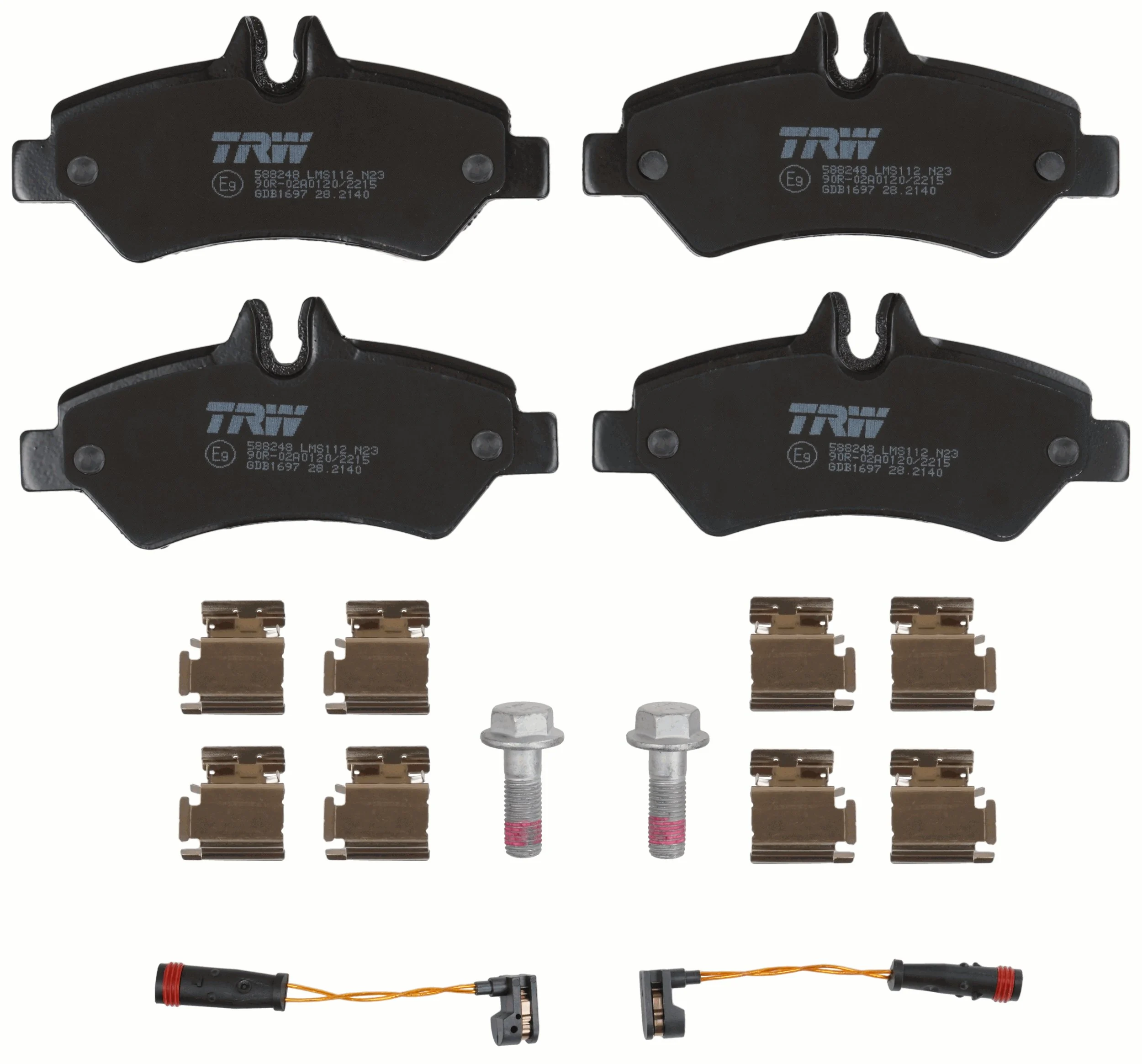 Set placute frana