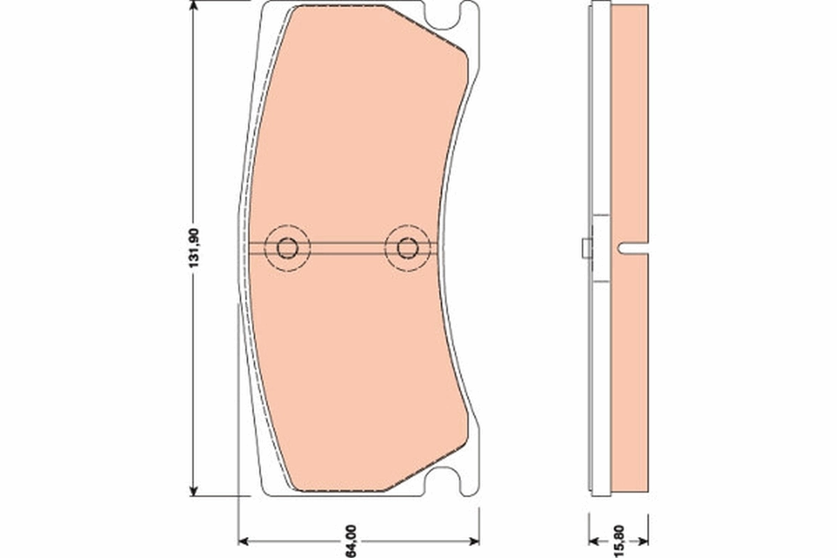 Set placute frana