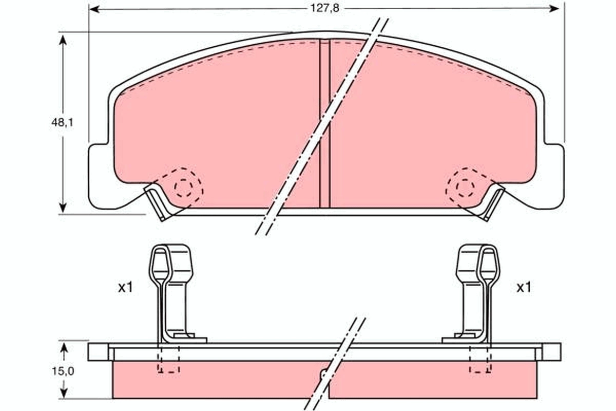 Set placute frana