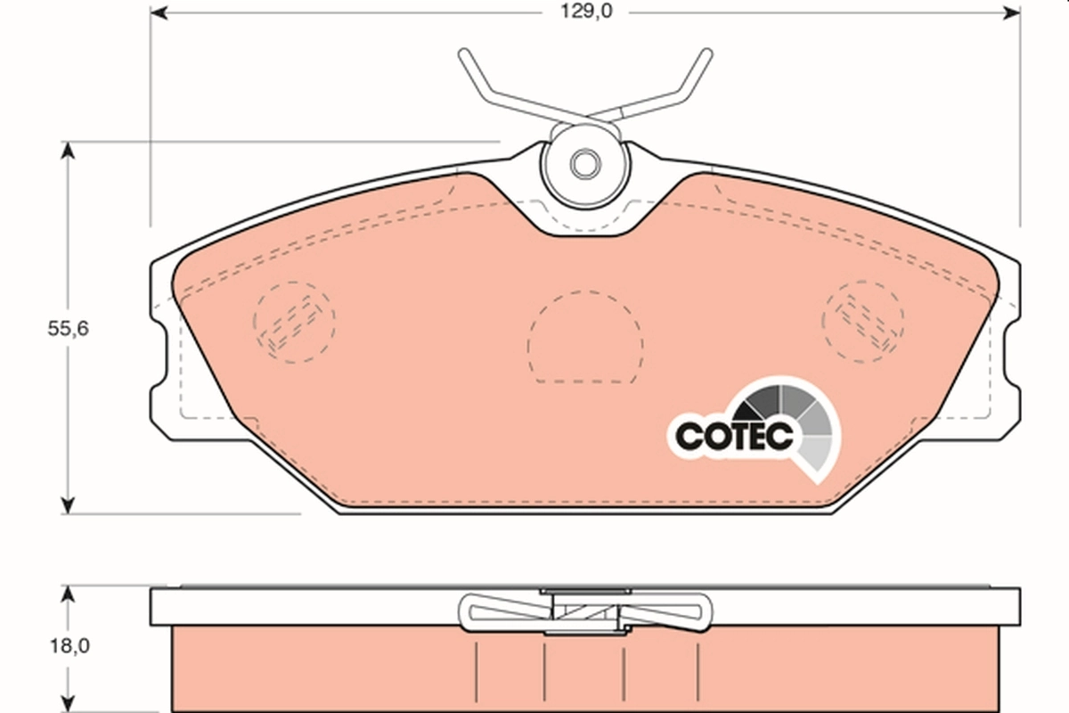 Set placute frana