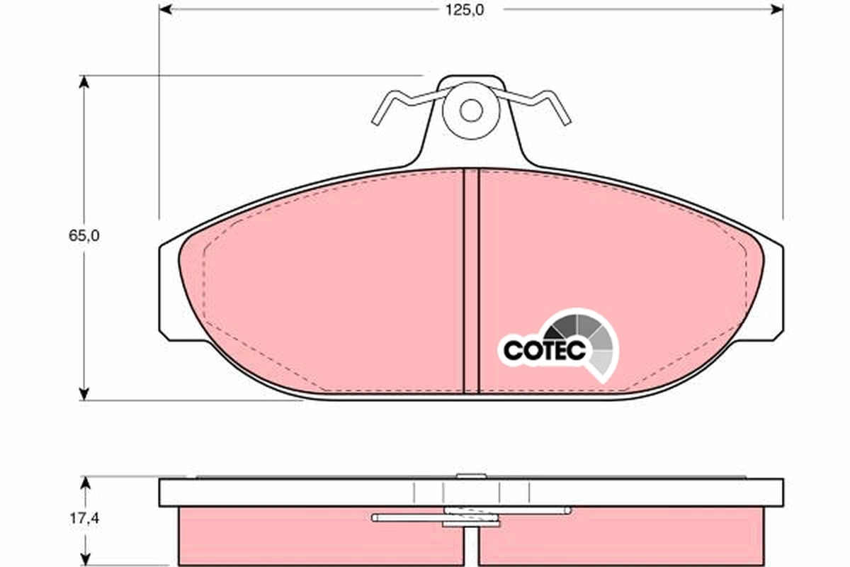 Set placute frana