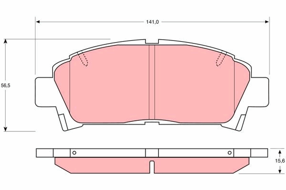 Set placute frana