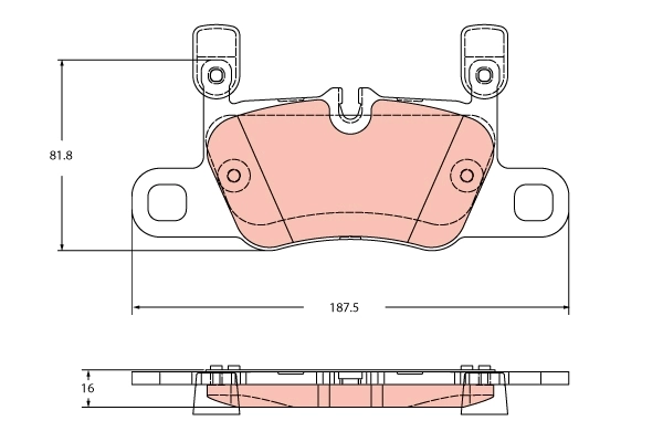Set placute frana