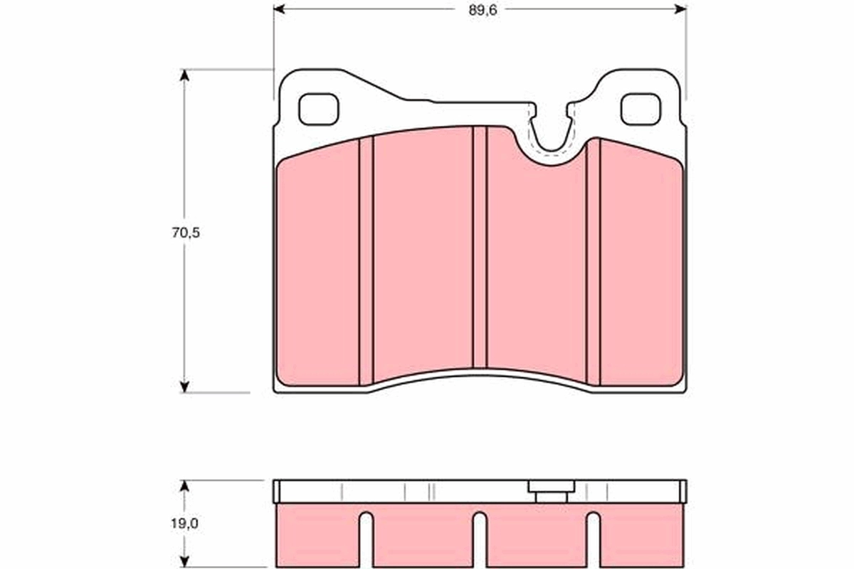 Set placute frana
