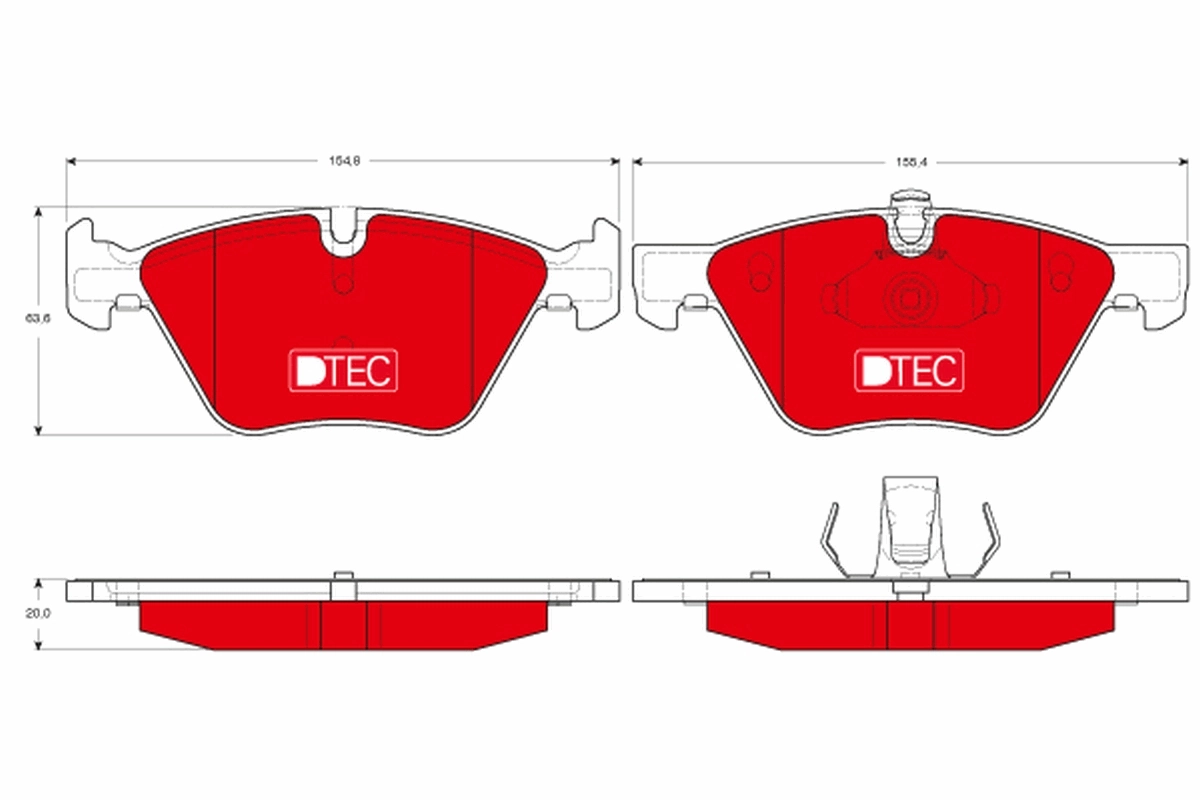 Set placute frana