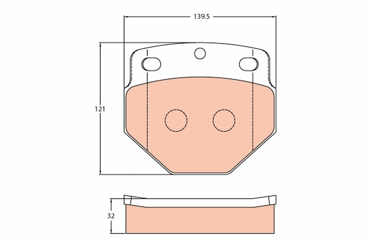 Set placute frana