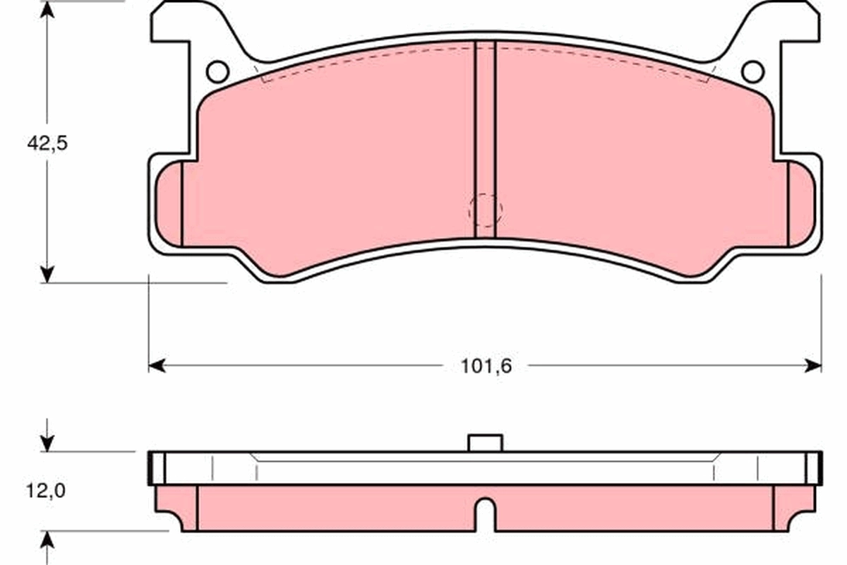 Set placute frana