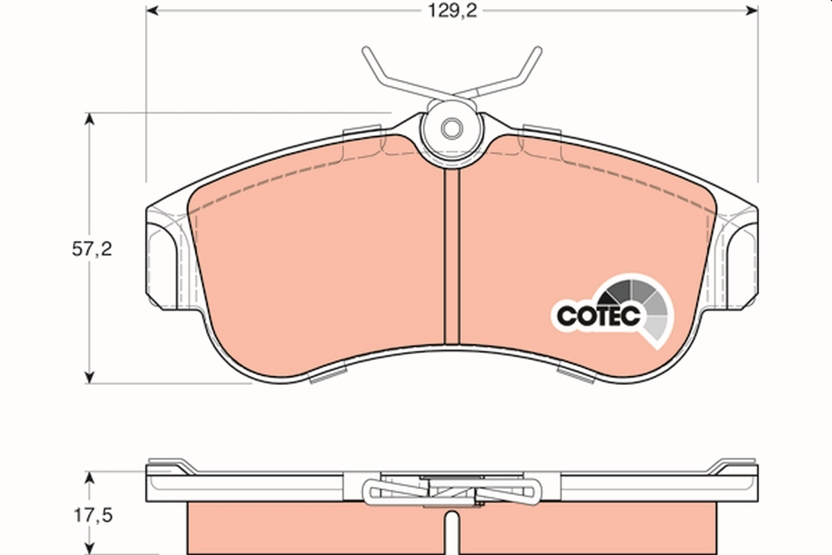 Set placute frana