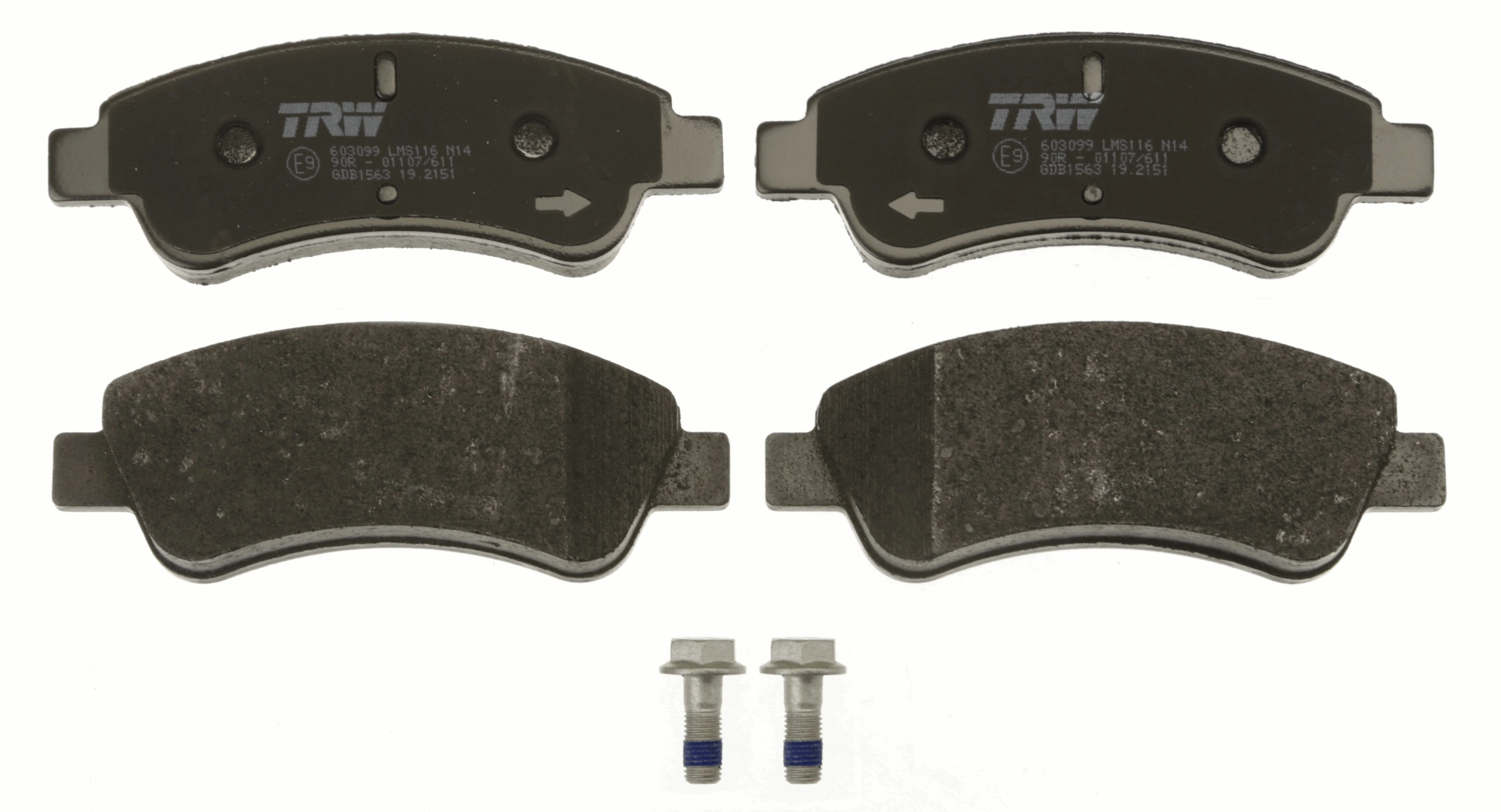 Set placute frana
