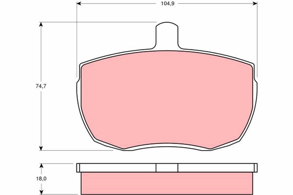 Set placute frana