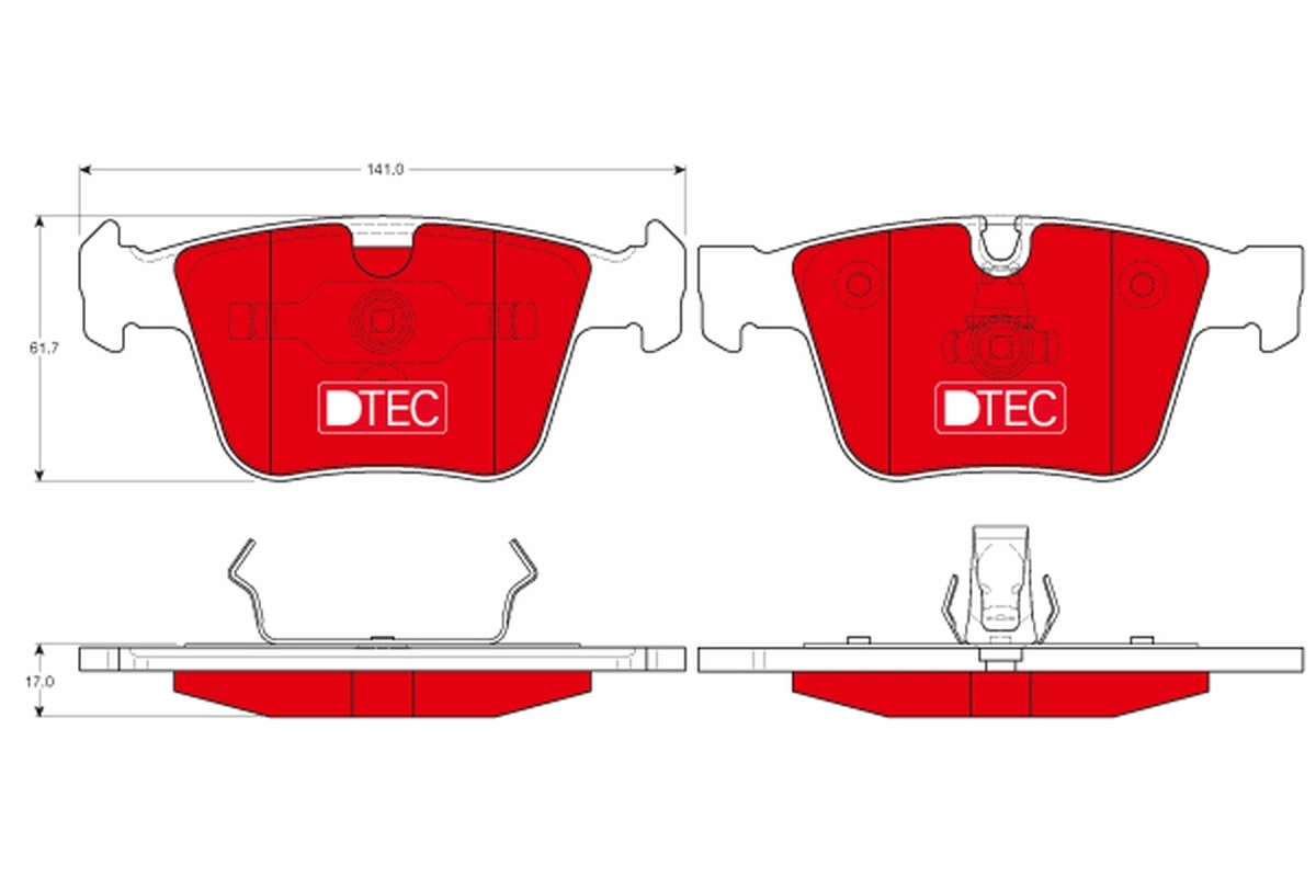 Set placute frana