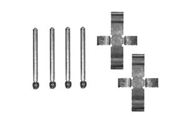 Set accesorii, placute frana