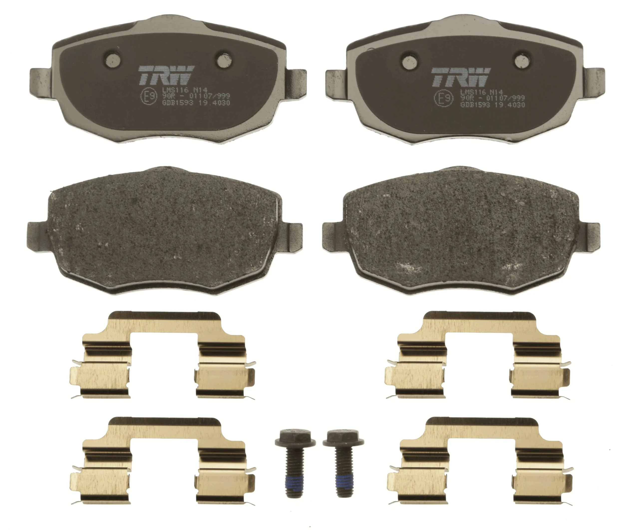 Set placute frana