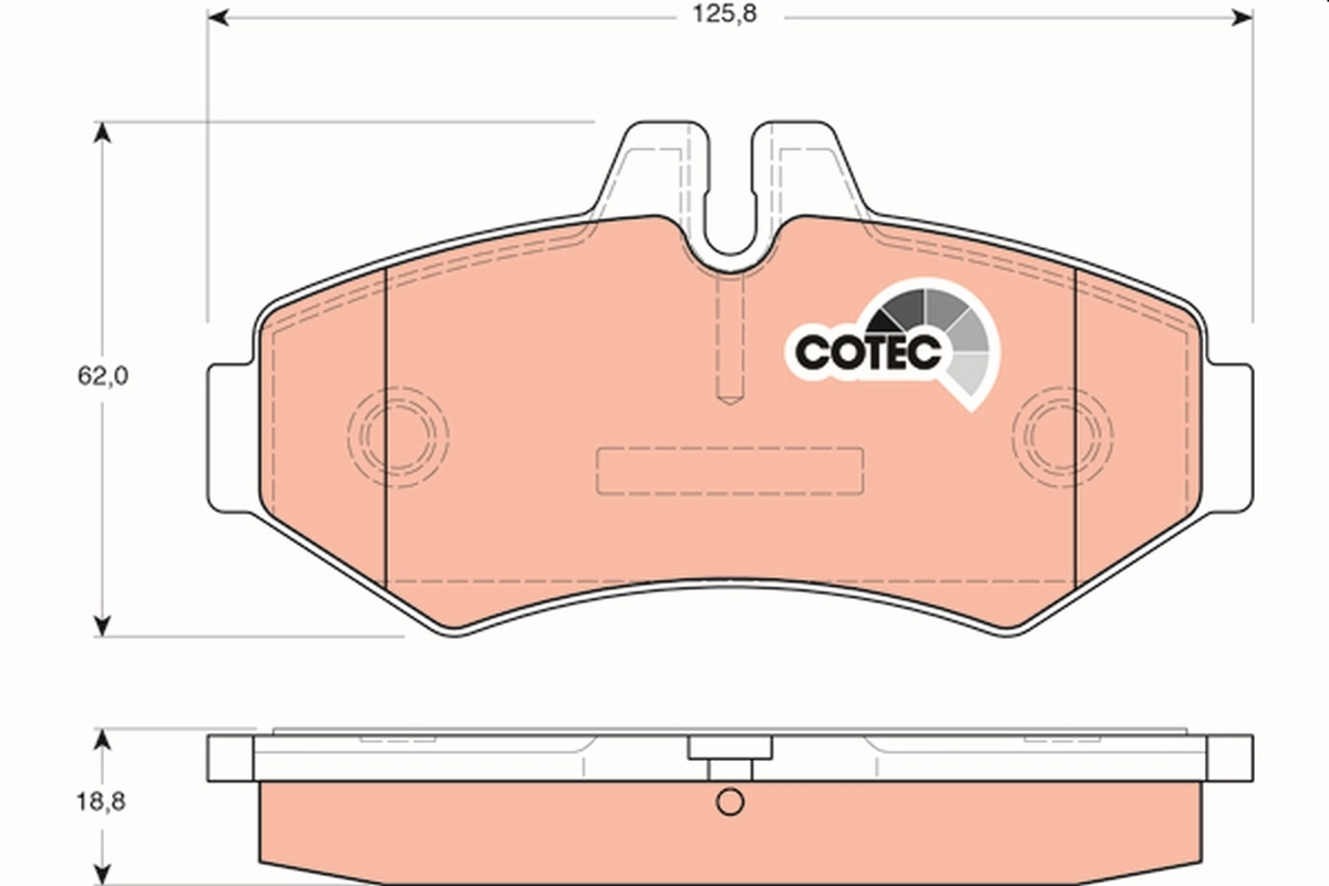 Set placute frana