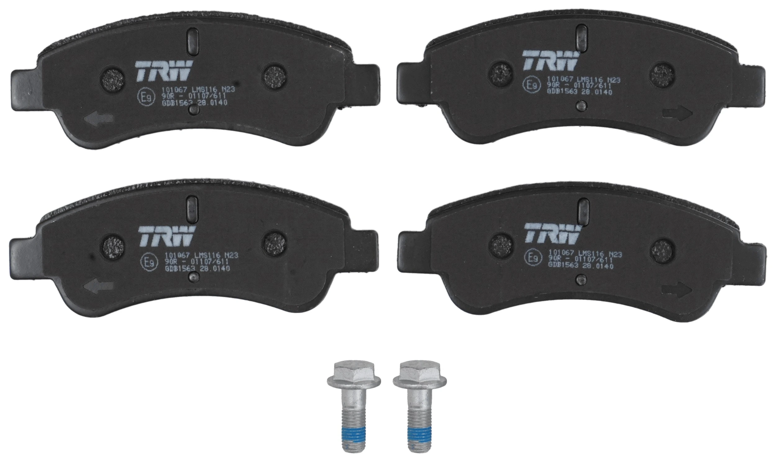Set placute frana